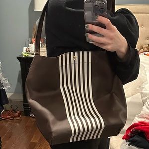 Henri Bendel centennial striped tote